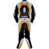RTX Halo Orange Black Motorcycle Leathers 1Pc Suit